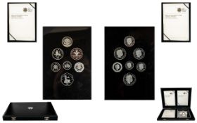 Royal Mint Ltd and Numbered Edition 2008 - United Kingdom Coinage Emblems of Britian - Silver Proof