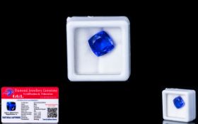 Natural Blue Sapphire Loose Gemstone With GGL Certificate/Report Stating The Sapphire To Be 8.