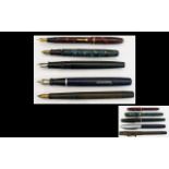 A Collection of Vintage and Old Fountain Pens ( 5 ) Five In Total.