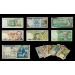 Collection Of 25 World Banknotes, Countries To Include Portugal, Japan, Argentina,