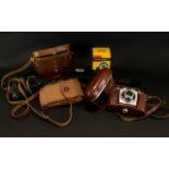A Collection Of Camera Accessories including Kodak Coloursnap 35 camera, Kodak Film no.