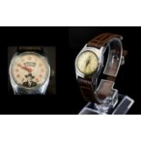 Disney Timex Wrist Watch The face with Arabic numerals and an image of cinderella,