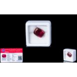 Natural Ruby Loose Gemstone With GGL Certificate/Report Stating The Ruby To Be 10.