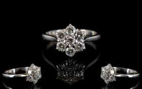 Boodles And Dunthorpe 18ct White Gold Di