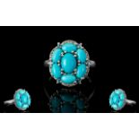 Sleeping Beauty Mine Turquoise Cluster R