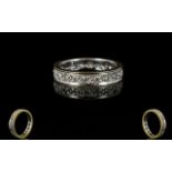 9ct Gold Diamond Full Eternity Ring Pave