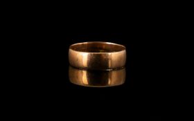 9ct Rose Gold Wedding Band Hallmarked Bi