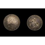 George III Laurel Head Silver Crown - da