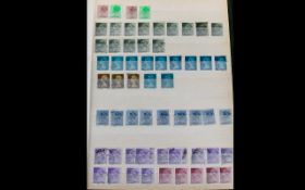 Stamp Album Quarter filled album contain