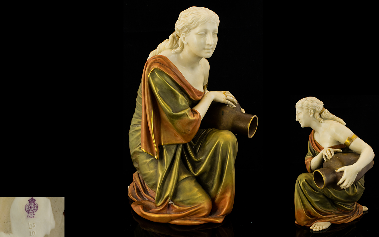 Royal Worcester Late 19th Century Figure