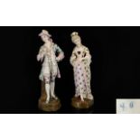 A Pair Of 19th Century Figures In The Fo