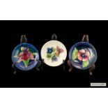 Moorcroft Tube lined Pin Dishes ( 3 ) Va