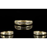 9ct Gold Diamond Eternity Ring Eight mod