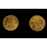Queen Victoria - Superb 22ct Gold Old He