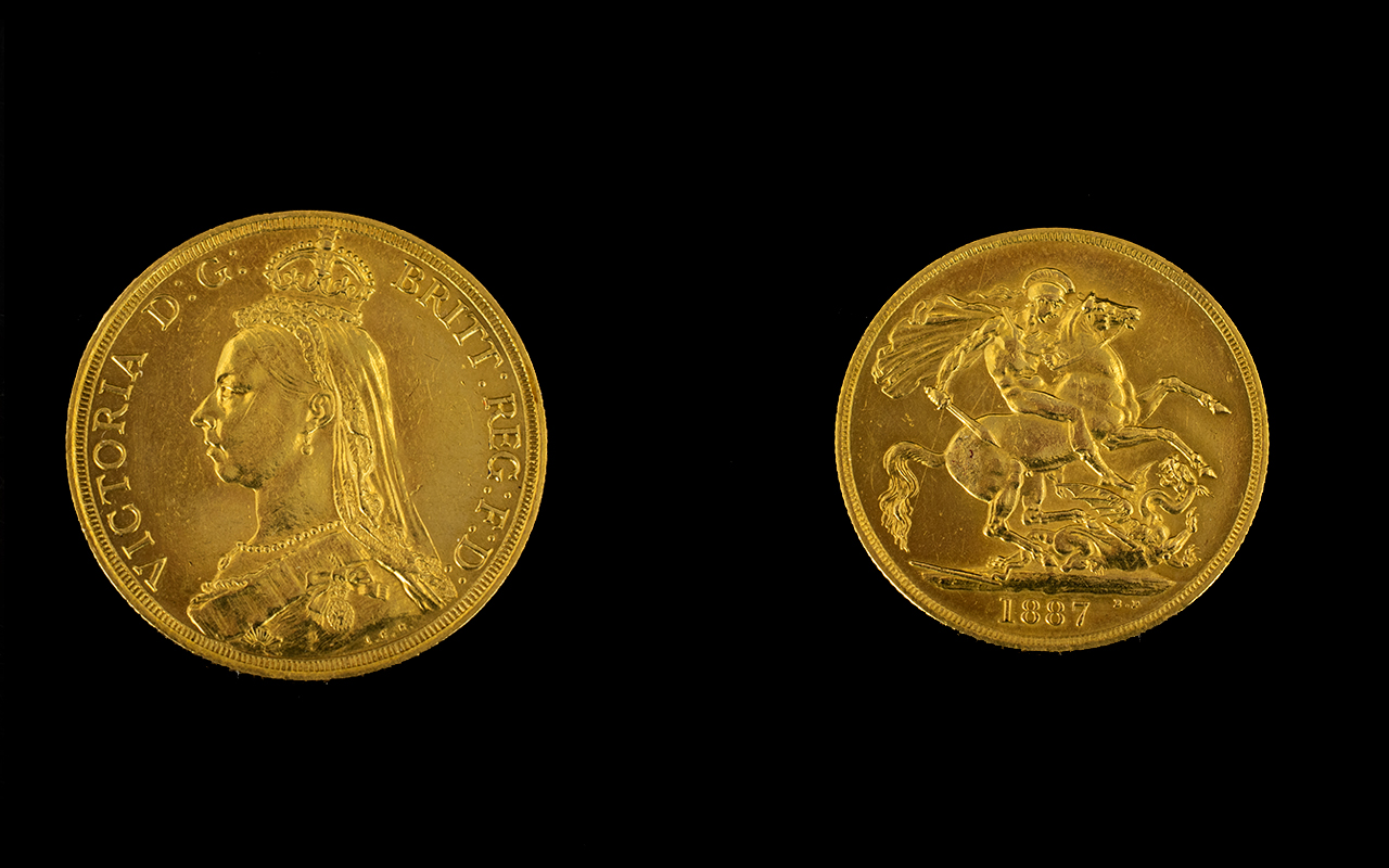 Queen Victoria 22ct Gold Jubilee Head Tw