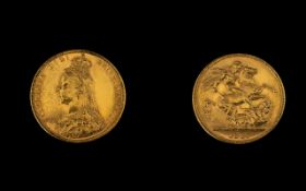 Queen Victoria Superb - 22ct Gold Jubile