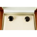 9ct Gold Stud Earrings Set With Large Ga