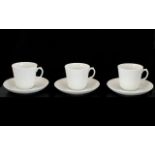 Royal Copenhagen Set Of Six Demitasse Ea