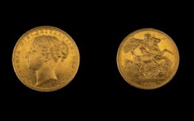 Queen Victoria Superb 22ct Gold - Young