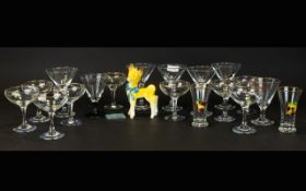A Good Collection Of Vintage Babycham An