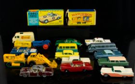 A Small Mixed Lot Of Diecast Models To include boxed Corgi 318 Lotus Elan S2,