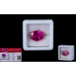 Pink Sapphire Loose Gemstone With GGL Certificate/Report Stating The Sapphire To Be 10.