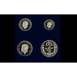 King Edward VIII 1936 Silver Proof Struck 4 Coin Maundy Set, All In Mint Uncirculated Condition,