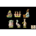 Beswick Collection of Beatrix Potter Figures ( 6 ) Six In Total. All Figures are In Mint Condition.