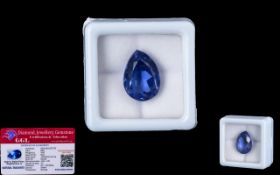 Tanzanite Loose Gemstone With GGL Certificate/Report Stating The Tanzanite To Be 9.