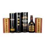 A Collection Of Bottled Alcoholic Spirits Six items in total to include two boxed bottles of
