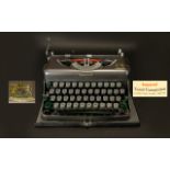 An Imperial Good Companion Standard Model Typewriter In good order with instruction book and