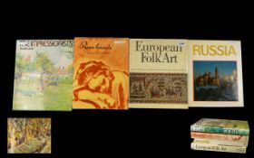 Collection Of Four Art Reference Books To include Russia - published by Bracken Books London,