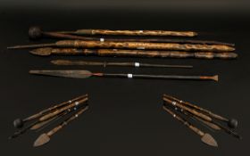 KNOBKERRIE AND AFRICAN WEAPONS.