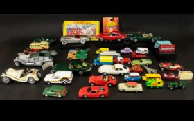 A Collection of Assorted Loose Model Cars.