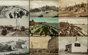 Blackpool Interest A Collection Of Postcards Mostly topographical, photographic, street scenes,