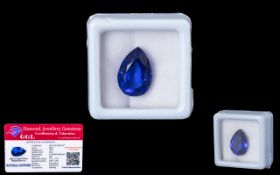 Blue Sapphire Loose Gemstone With GGL Certificate/Report Stating The Sapphire To Be 9.