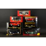 A Collection of Boxed Model Cars to include Maisto Special Edition Jaguar X J220,