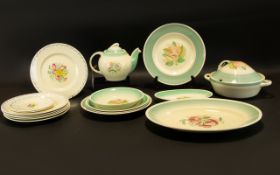 A Collection Of Susie Cooper Crown Burslem Ceramics Seventeen items in total,