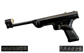 Air Gun Interest - Italian Air Pistol Made In Italy Mark. Cat 21. No 88B085. Length 13 Inches.