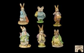 Royal Albert Collection of Beatrix Potter Figures ( 6 ) Six In Total.