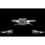 Platinum Diamond Set Dress Ring of Pleasing Appearance,