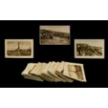 A Collection Of Blackpool Photographic Postcards Early 20th century Sepia tone cards depicting