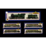 Bachman - Branch Line 00 Scale Model Railway Coaches ( 4 ) In Total. Great Western Collett 60 -