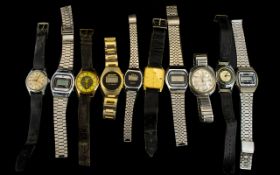 A Collection Of Gents Watches.
