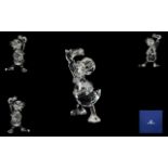 Swarovski Crystal Figure 'Disney Showcase' Donald Duck Designer Team Code number 9100 000 004.