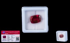 Natural Ruby Loose Gemstone With GGL Certificate/Report Stating The Ruby To Be 10.