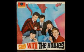 The Hollies Autographs on LP Cover & Record.