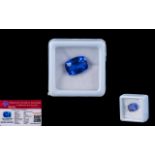 Blue Sapphire Loose Gemstone With GGL Certificate/Report Stating The Sapphire To Be 6.