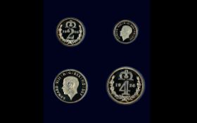 King Edward VIII 1936 - Silver Proof Struck 4 Coin Maundy Set,