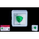 Emerald Loose Gemstone With GGL Certificate/Report Stating The Emerald To Be 6.